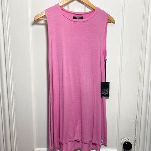 NWT Michael Lauren Pink Sleeveless High Neck Dress